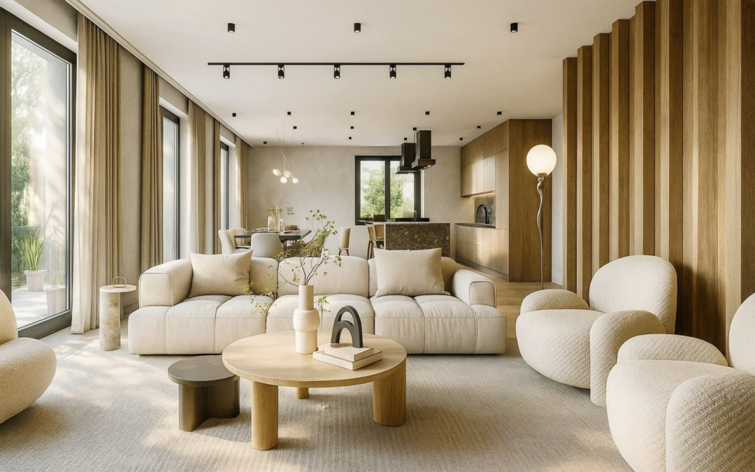 Intérieur design contemporain haut standing 1 - Juan les pins - Antibes - Immobilier - achat appartement terrasse - Canva 1600x1000