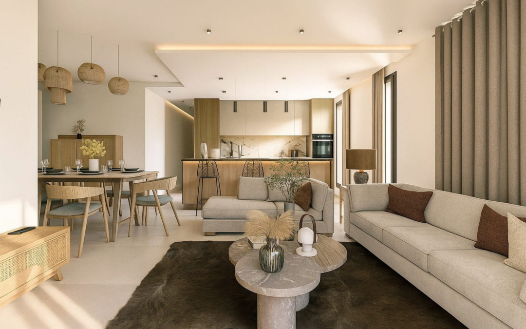 Intérieur design contemporain haut standing 5 - Juan les pins - Antibes - Immobilier - achat appartement terrasse - Canva 1600x1000