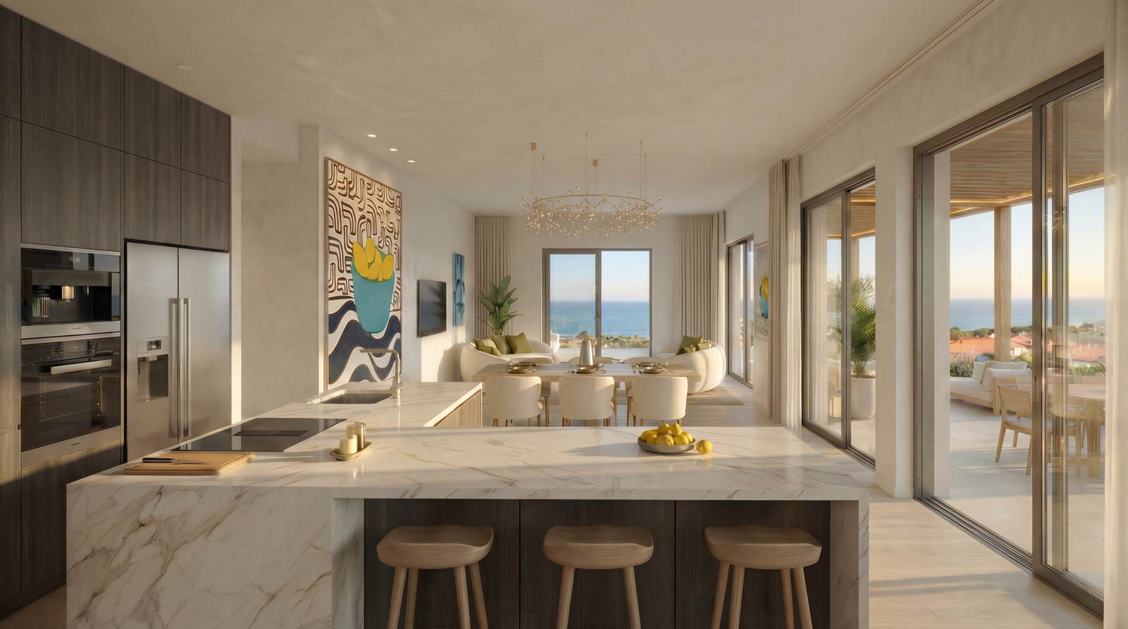 Image vue Cuisine en long 3ème