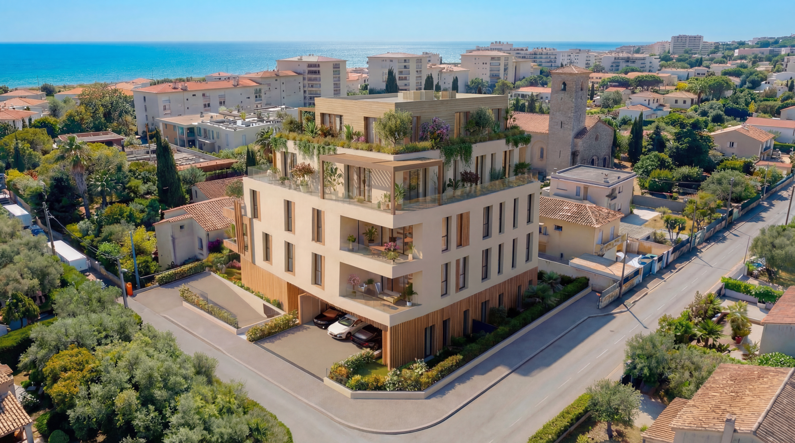 Vue Aérienne jour projet Résolution 2K