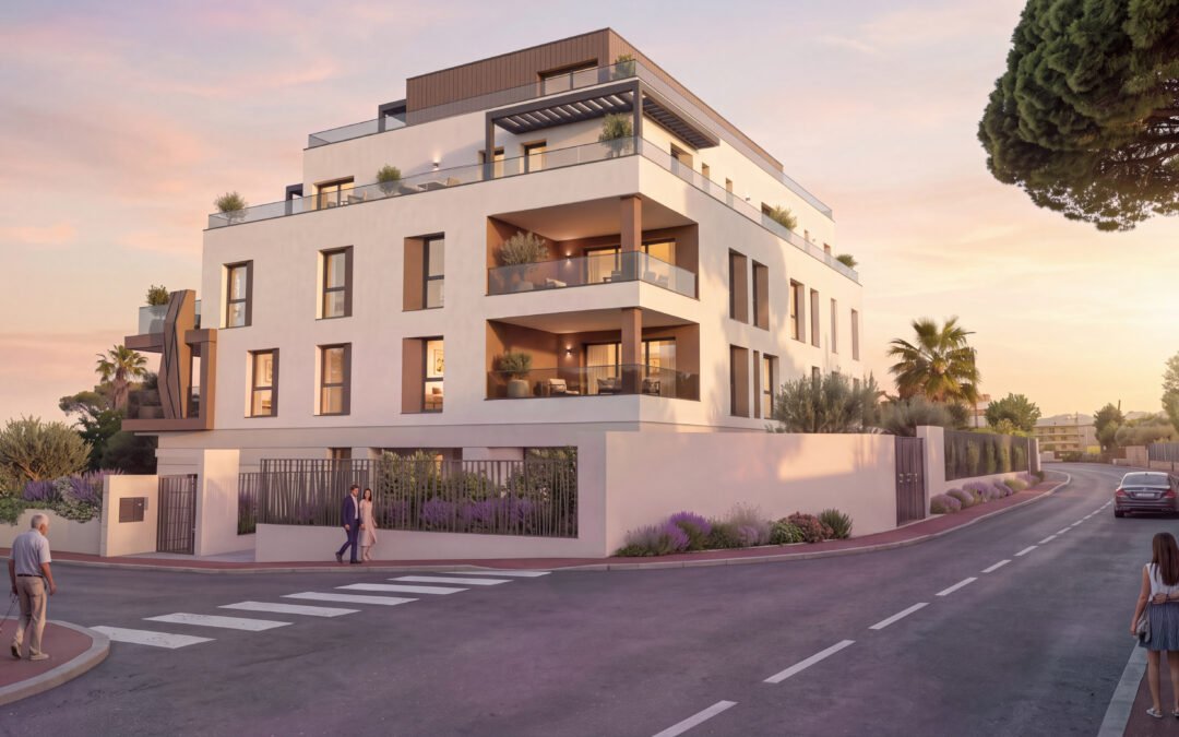 Pers avenue de Cannes2_Blue Juan_programme neuf immobilier_Sud France_Juan Les Pins Pers avenue de Cannes2_Blue Juan_programme neuf immobilier_Sud France_Juan Les Pins